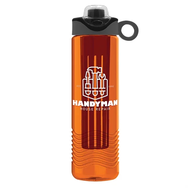Wave 24 oz. Slim Cylinder Wave Design with Drink Thru Snap... from ASI 40480 Koozie Group