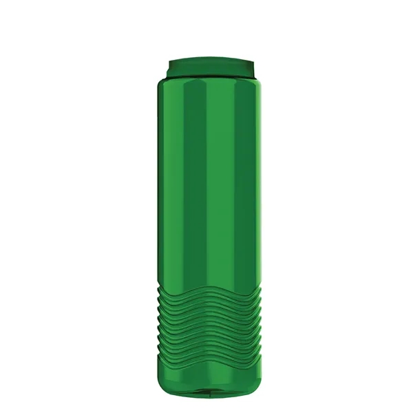 Wave 24 oz. Slim Cylinder Wave Design with Drink Thru Snap... from ASI 40480 Koozie Group