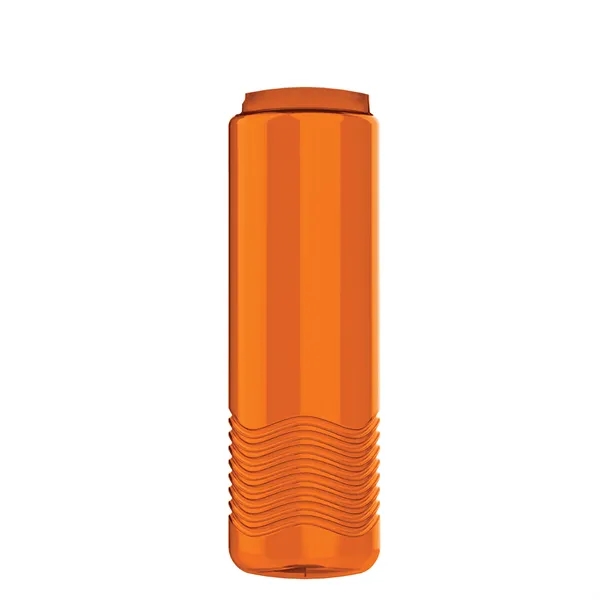 Wave 24 oz. Slim Cylinder Wave Design with Drink Thru Snap... from ASI 40480 Koozie Group