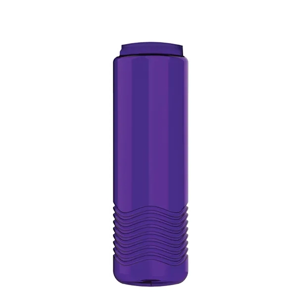 Wave 24 oz. Slim Cylinder Wave Design with Drink Thru Snap... from ASI 40480 Koozie Group