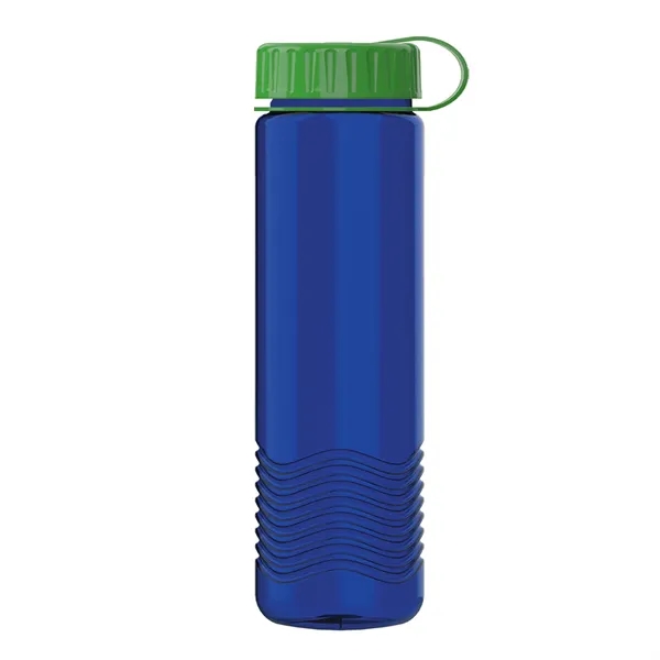 24oz Wave Bottle - Tethered Lid... from ASI 40480 Koozie Group