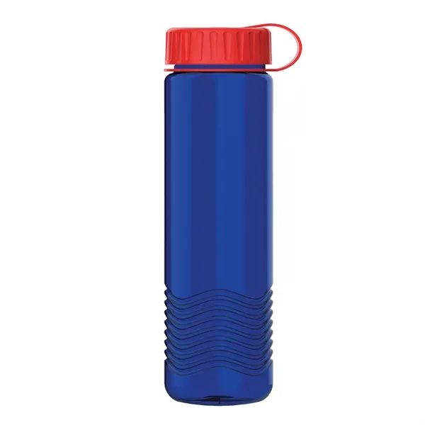 24oz Wave Bottle - Tethered Lid... from ASI 40480 Koozie Group
