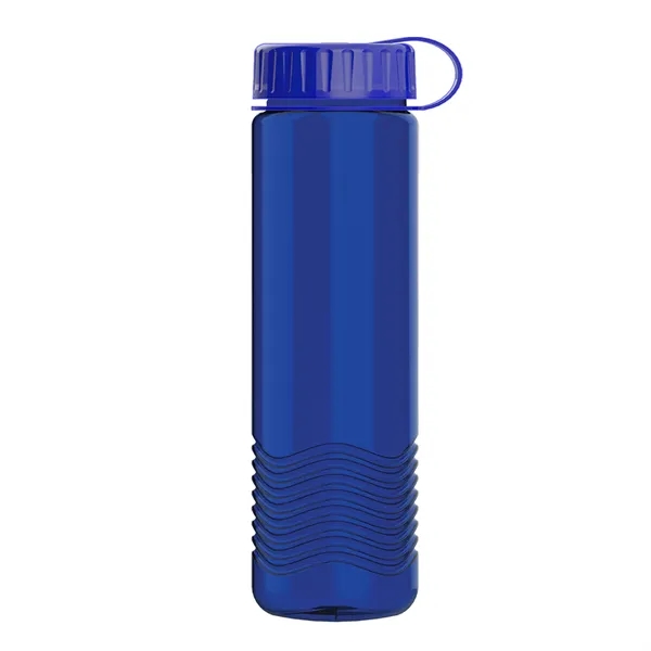 24oz Wave Bottle - Tethered Lid... from ASI 40480 Koozie Group