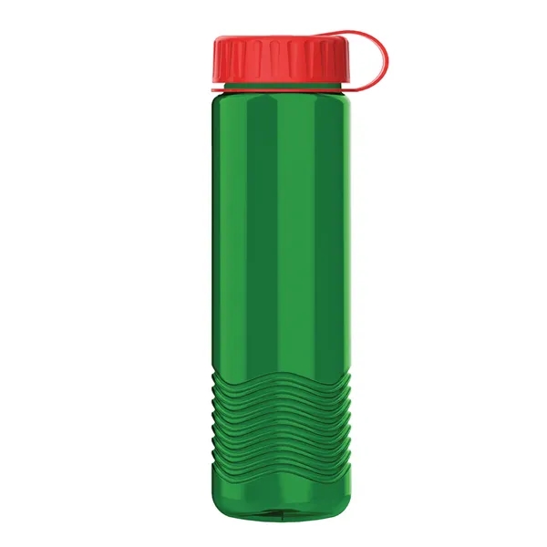 24oz Wave Bottle - Tethered Lid... from ASI 40480 Koozie Group