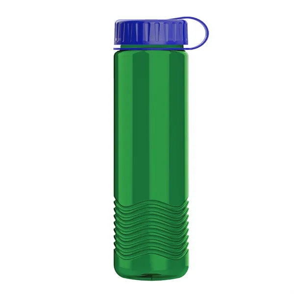 24oz Wave Bottle - Tethered Lid... from ASI 40480 Koozie Group