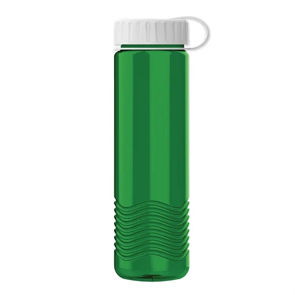 24oz Wave Bottle - Tethered Lid... from ASI 40480 Koozie Group