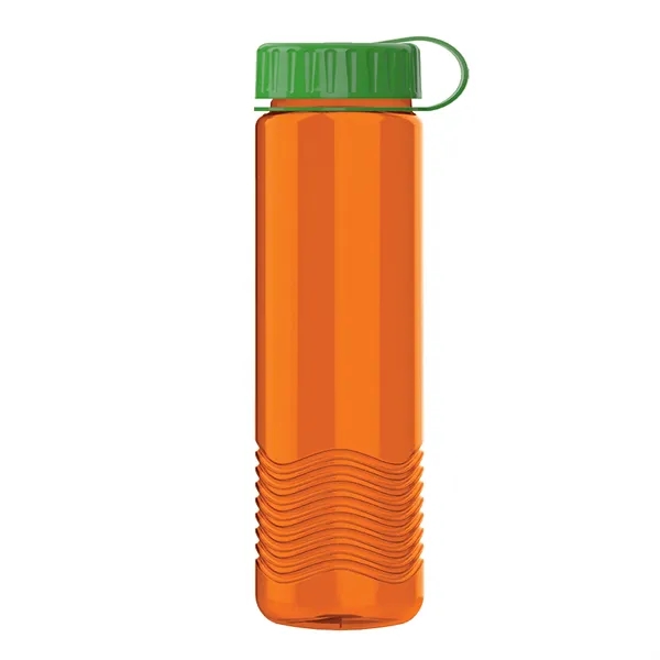 24oz Wave Bottle - Tethered Lid... from ASI 40480 Koozie Group