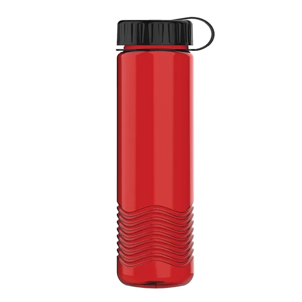 24oz Wave Bottle - Tethered Lid... from ASI 40480 Koozie Group