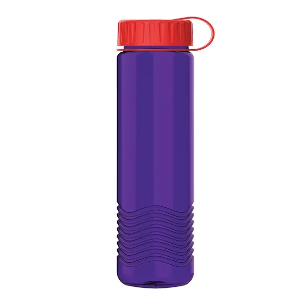 24oz Wave Bottle - Tethered Lid... from ASI 40480 Koozie Group