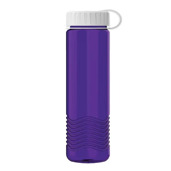 24oz Wave Bottle - Tethered Lid... from ASI 40480 Koozie Group