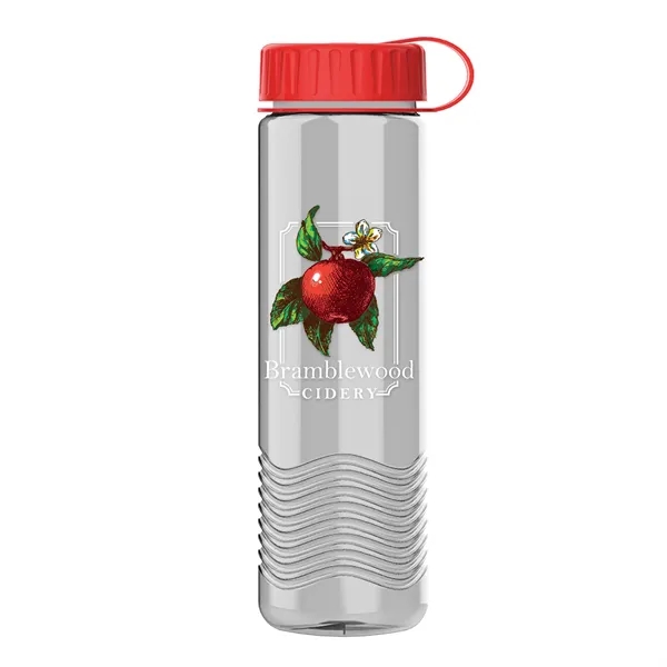 24oz Wave Bottle - Tethered Lid... from ASI 40480 Koozie Group