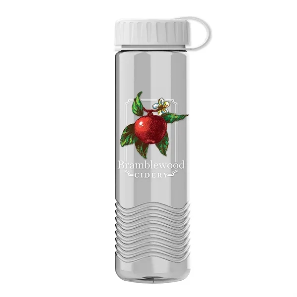 24oz Wave Bottle - Tethered Lid... from ASI 40480 Koozie Group