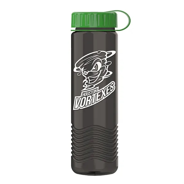 24oz Wave Bottle - Tethered Lid... from ASI 40480 Koozie Group