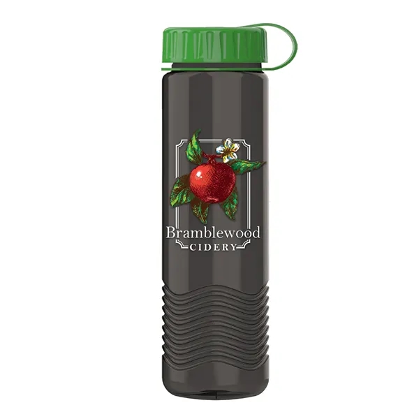 24oz Wave Bottle - Tethered Lid... from ASI 40480 Koozie Group