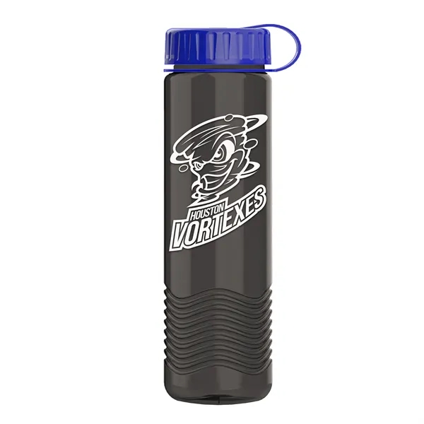 24oz Wave Bottle - Tethered Lid... from ASI 40480 Koozie Group