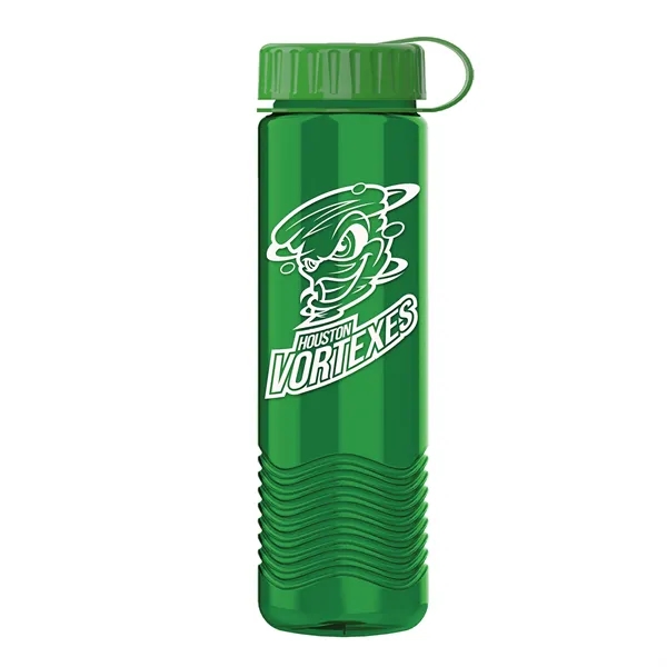 24oz Wave Bottle - Tethered Lid... from ASI 40480 Koozie Group