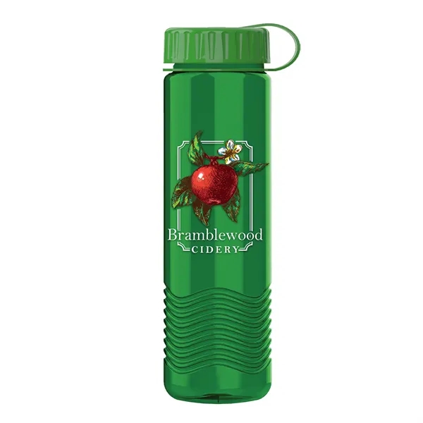 24oz Wave Bottle - Tethered Lid... from ASI 40480 Koozie Group