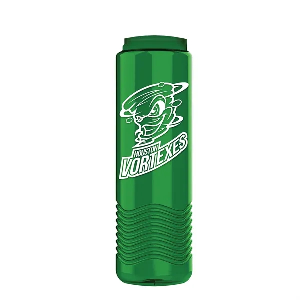24oz Wave Bottle - Tethered Lid... from ASI 40480 Koozie Group