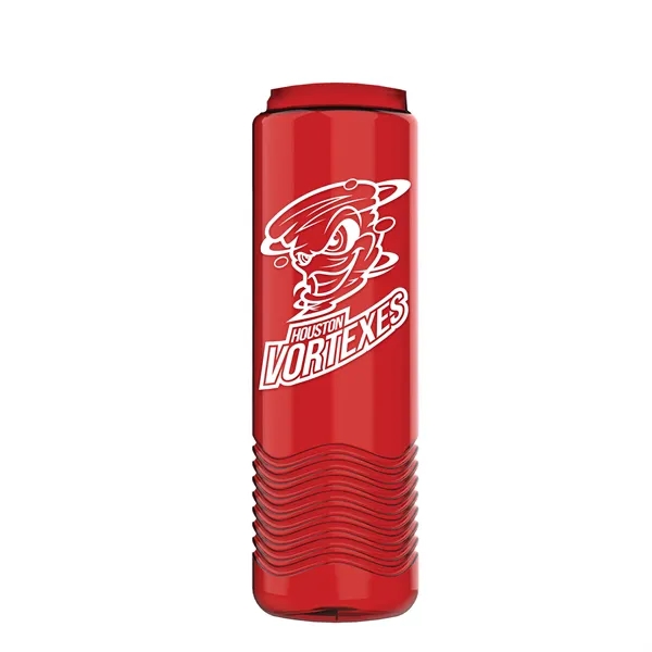 24oz Wave Bottle - Tethered Lid... from ASI 40480 Koozie Group