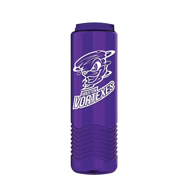 24oz Wave Bottle - Tethered Lid... from ASI 40480 Koozie Group
