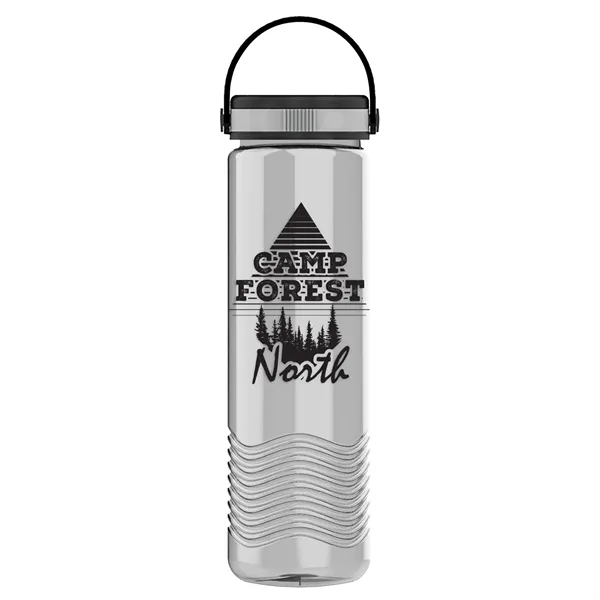 24 oz. Slim Cylinder Wave Designed Bottle with EZ Grip Lid.... from ASI 40480 Koozie Group