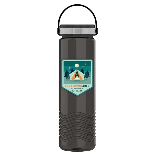 24 oz. Slim Cylinder Wave Designed Bottle with EZ Grip Lid.... from ASI 40480 Koozie Group