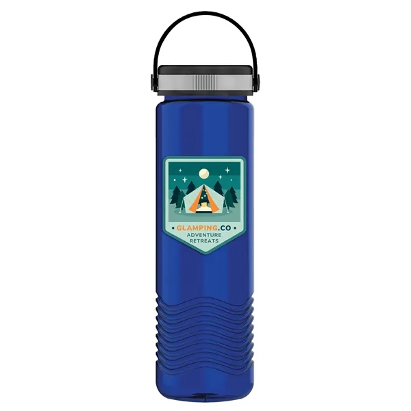 24 oz. Slim Cylinder Wave Designed Bottle with EZ Grip Lid.... from ASI 40480 Koozie Group