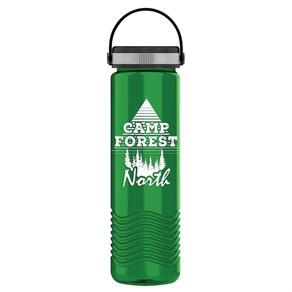 24 oz. Slim Cylinder Wave Designed Bottle with EZ Grip Lid.... from ASI 40480 Koozie Group