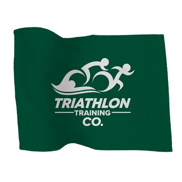 100% Cotton 15" x 18" Hemmed Terry/ Velour Rally Towel 270... from ASI 40480 Koozie Group
