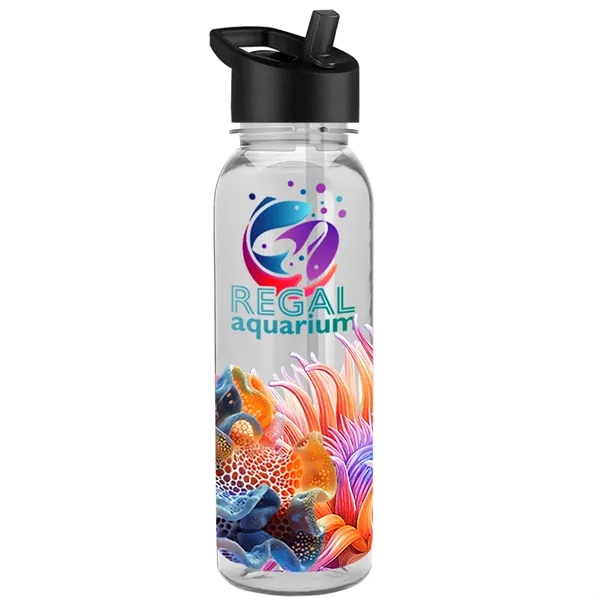 24 oz  Bottle with flip straw lid.... from ASI 40480 Koozie Group