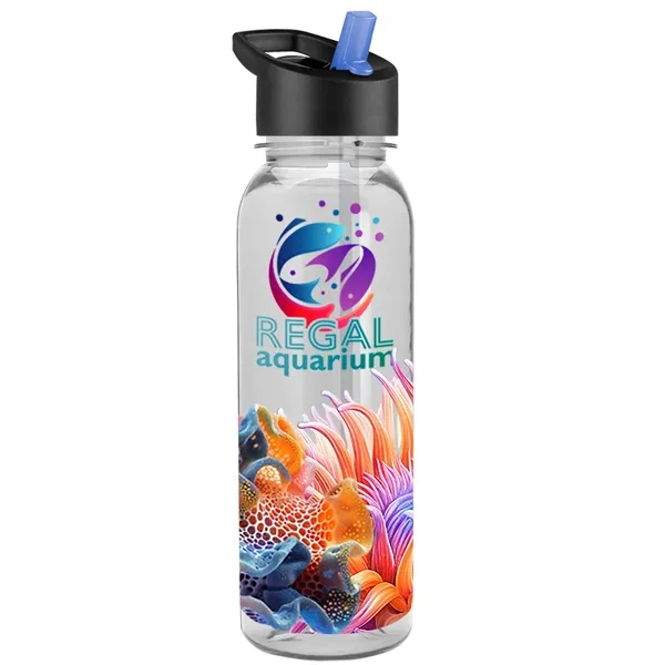 24 oz  Bottle with flip straw lid.... from ASI 40480 Koozie Group