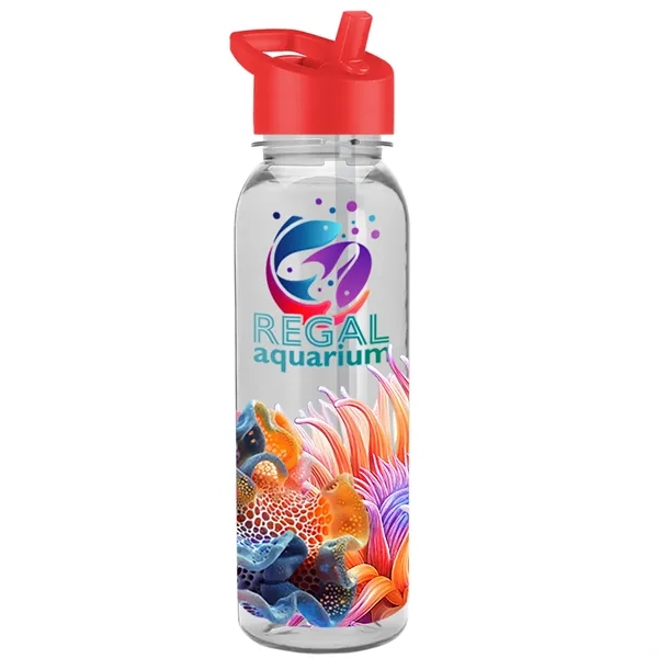 24 oz  Bottle with flip straw lid.... from ASI 40480 Koozie Group