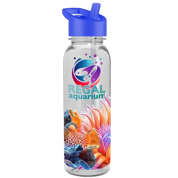 24 oz  Bottle with flip straw lid.... from ASI 40480 Koozie Group