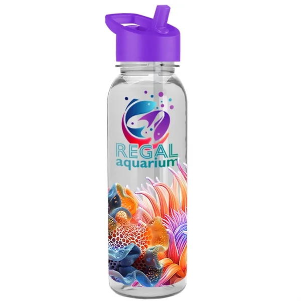 24 oz  Bottle with flip straw lid.... from ASI 40480 Koozie Group