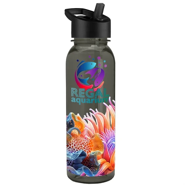 24 oz  Bottle with flip straw lid.... from ASI 40480 Koozie Group