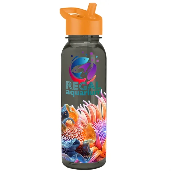 24 oz  Bottle with flip straw lid.... from ASI 40480 Koozie Group