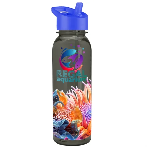 24 oz  Bottle with flip straw lid.... from ASI 40480 Koozie Group