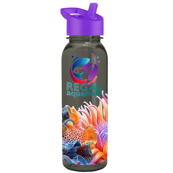 24 oz  Bottle with flip straw lid.... from ASI 40480 Koozie Group