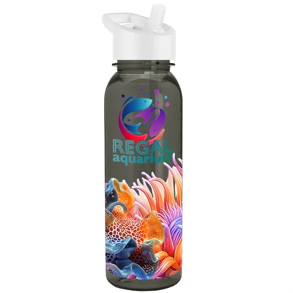 24 oz  Bottle with flip straw lid.... from ASI 40480 Koozie Group