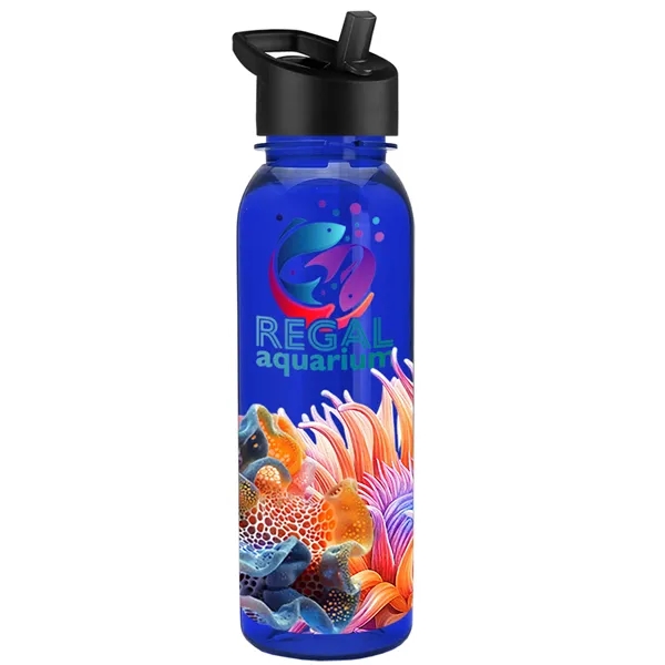 24 oz  Bottle with flip straw lid.... from ASI 40480 Koozie Group