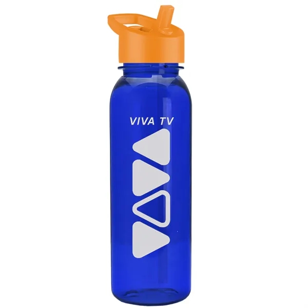 24 oz  Bottle with flip straw lid.... from ASI 40480 Koozie Group