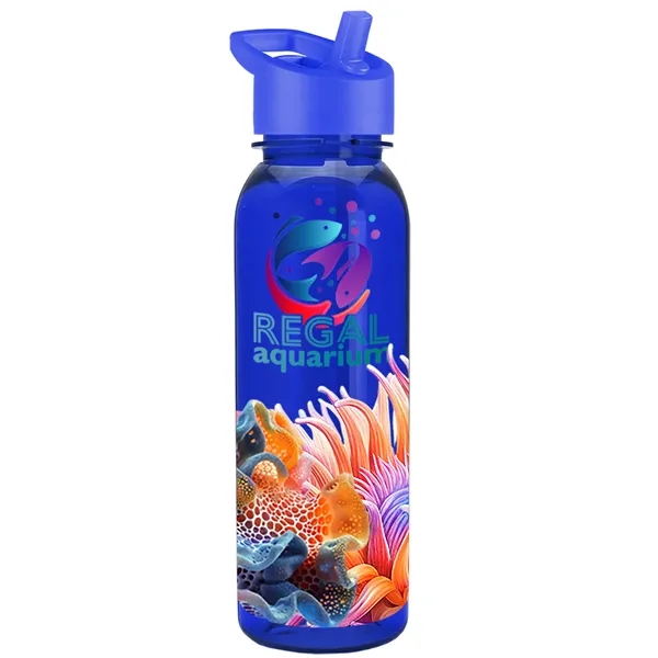 24 oz  Bottle with flip straw lid.... from ASI 40480 Koozie Group