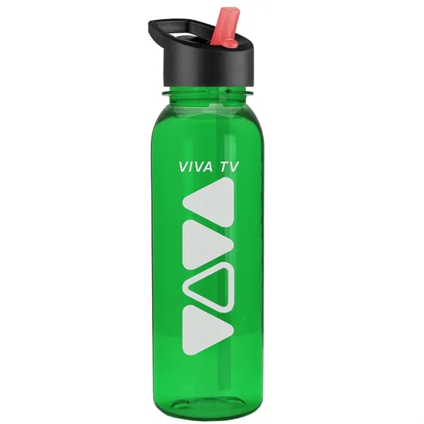 24 oz  Bottle with flip straw lid.... from ASI 40480 Koozie Group