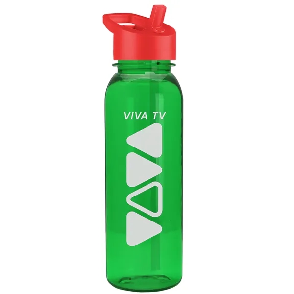 24 oz  Bottle with flip straw lid.... from ASI 40480 Koozie Group