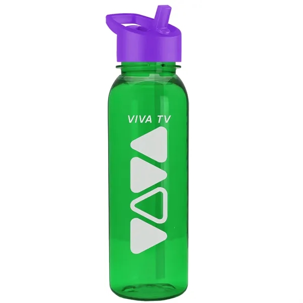 24 oz  Bottle with flip straw lid.... from ASI 40480 Koozie Group