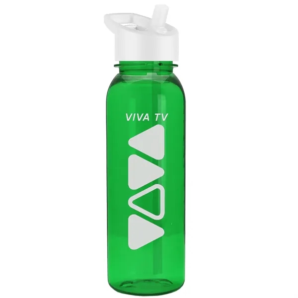 24 oz  Bottle with flip straw lid.... from ASI 40480 Koozie Group