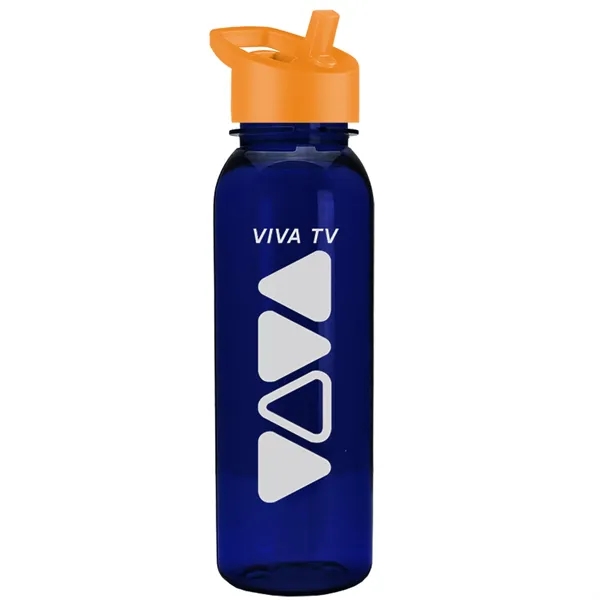 24 oz  Bottle with flip straw lid.... from ASI 40480 Koozie Group