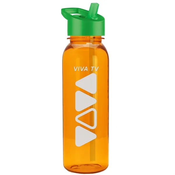 24 oz  Bottle with flip straw lid.... from ASI 40480 Koozie Group