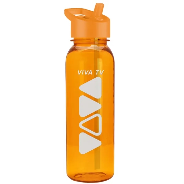 24 oz  Bottle with flip straw lid.... from ASI 40480 Koozie Group