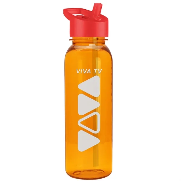 24 oz  Bottle with flip straw lid.... from ASI 40480 Koozie Group